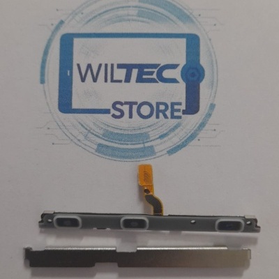 Peça eletrónica com componentes metálicos e flexível laranja sob fundo branco com logótipo WILTEC STORE