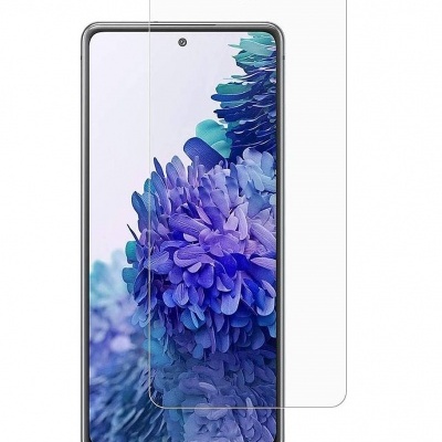 Smartphone com película protetora transparente para ecrã