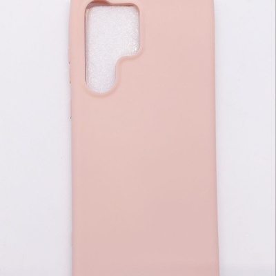 Capa de telemóvel rosa em silicone