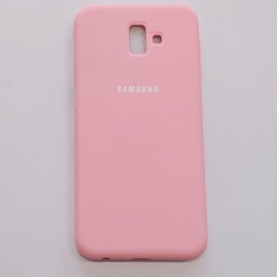 Capa para telemóvel Samsung rosa em silicone
