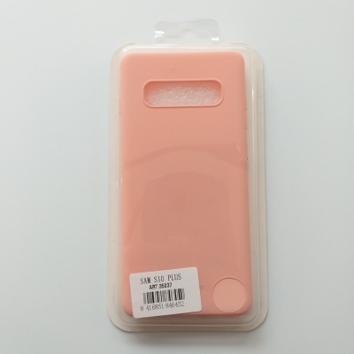 Capa rosa para Samsung S10 Plus numa embalagem plástica