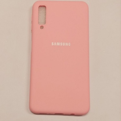 Capa de telemóvel rosa para Samsung com recortes para câmara