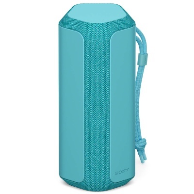 Coluna portátil Sony azul claro com alça ajustável