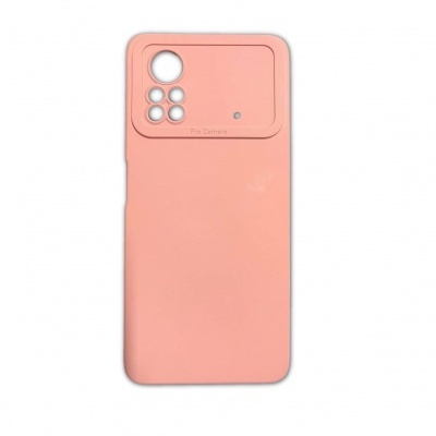 Capa protetora rosa para smartphone com proteção para câmaras.