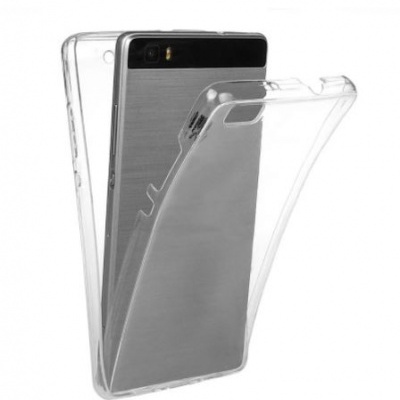 Capas protetoras transparentes para telemóvel com recortes para câmera e botões