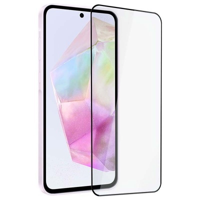 Smartphone com ecrã colorido e película protetora transparente