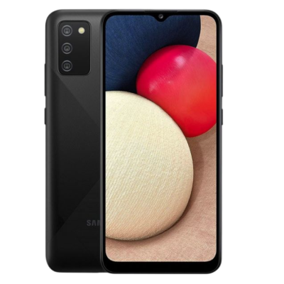 Smartphone Samsung preto com ecrã grande e três câmaras traseiras