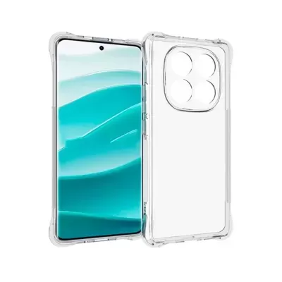 Smartphone com capa transparente e recortes para câmaras
