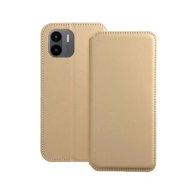 Capa bege para smartphone com costura e recorte para câmara