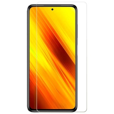 Smartphone com protetor de ecrã transparente