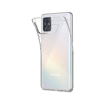 Capa transparente para smartphone Samsung com módulo de câmara preto