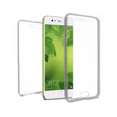 Capas transparentes para telemóvel com telemóvel entre elas