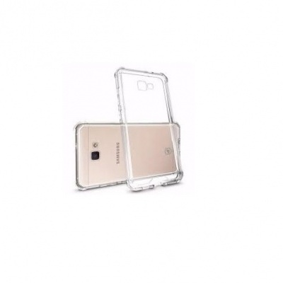 Capa transparente para smartphone Samsung dourado