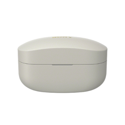 Estojo branco para auriculares ovalado