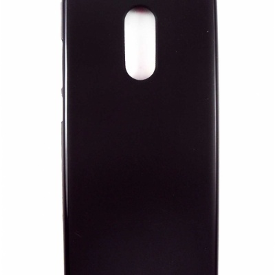 Capa protetora preta para smartphone com recorte vertical para a câmara