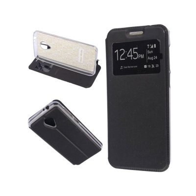 Três capas para telemóvel em preto e transparente