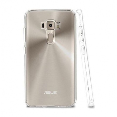 Capa transparente para smartphone ASUS dourada