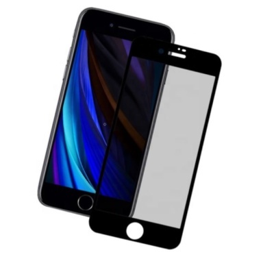 Smartphone com película protetora preta para ecrã