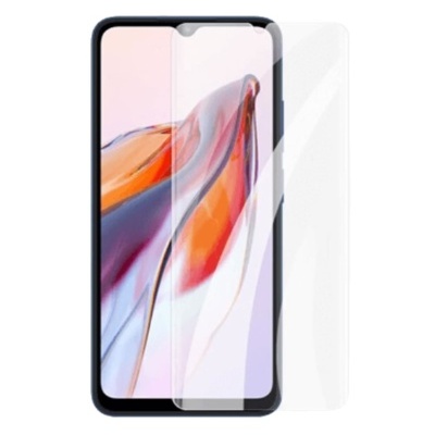 Smartphone com protetor de ecrã transparente