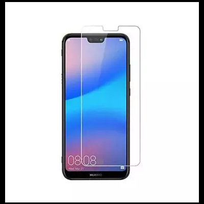 Telemóvel Huawei com protetor de ecrã transparente