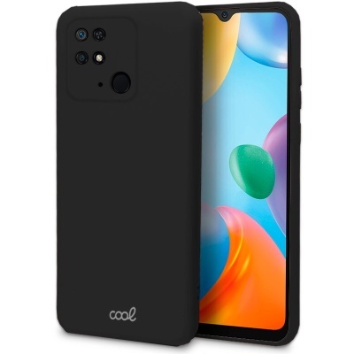 Smartphone preto com capa protetora e várias câmaras traseiras