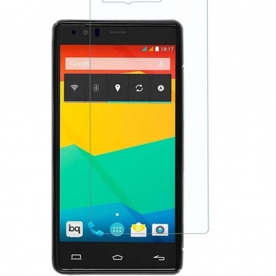 Smartphone com película protetora transparente