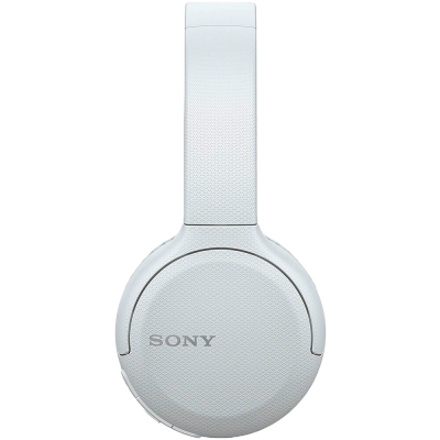 Auriculares de cabeça SONY brancos com logo visível