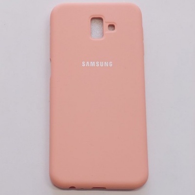 Capa rosa para telemóvel Samsung com recorte para câmara