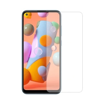 Smartphone com protetor de ecrã transparente