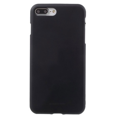 Capa protetora preta para smartphone com recortes para câmara