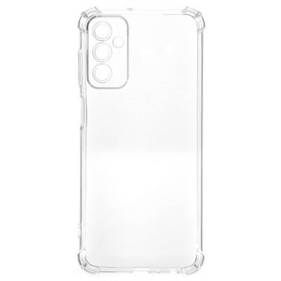 Capa protetora transparente para smartphone sobre fundo branco