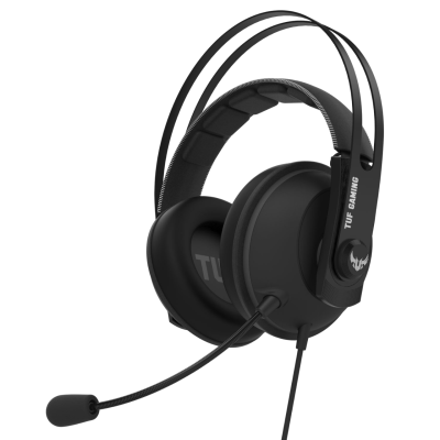 Auricular TUF GAMING preto com microfone e banda ajustável