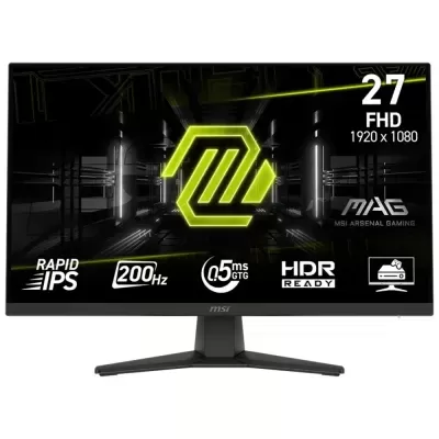 Monitor MSI MAG 27 polegadas FHD 1920x1080 Rapid IPS 200 Hz 5 ms HDR Ready