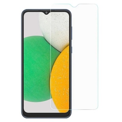 Smartphone com película protetora transparente sobre o ecrã