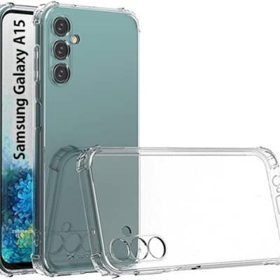 Capa protetora transparente para Samsung Galaxy A15