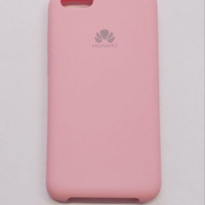 Capa de telemóvel rosa HUAWEI silicone com recortes