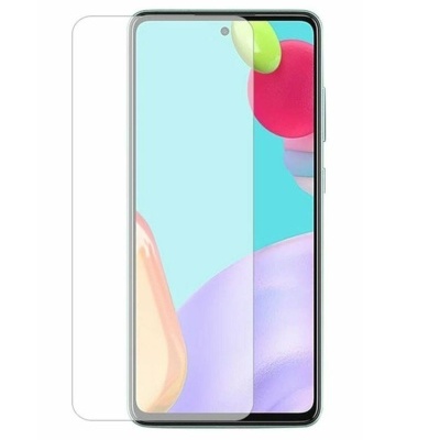 Smartphone com papel protector transparente sobre o ecrã