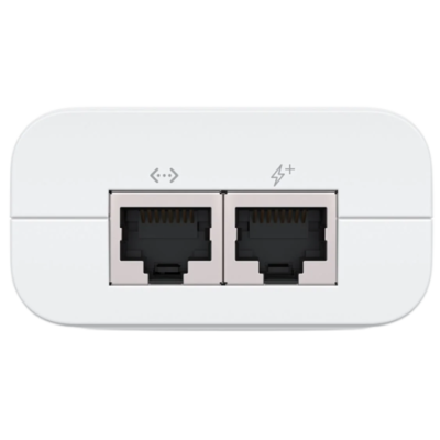 Adaptador com duas portas Ethernet RJ45 branco