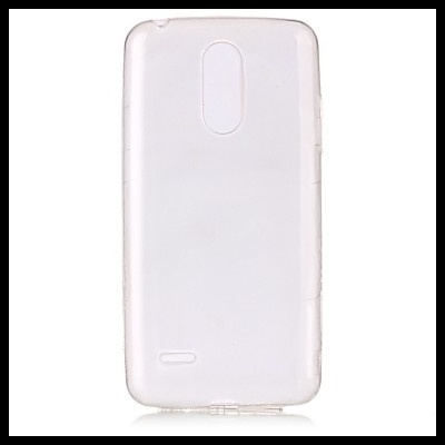 Capa protetora transparente para telemóvel sobre fundo branco