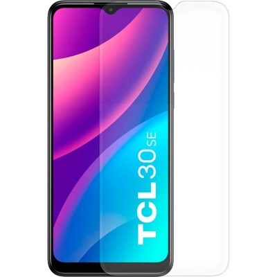 Smartphone TCL 30 SE com ecrã colorido e película protetora transparente