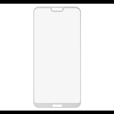 Smartphone branco com ecrã branco e moldura cinzenta clara