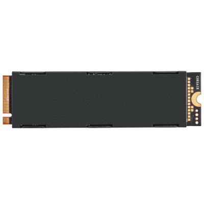 Unidade SSD NVMe M.2 preta com conector dourado