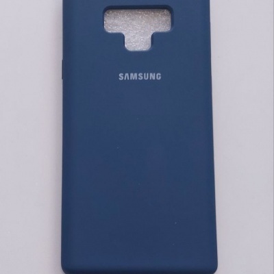 Capa azul escura para telemóvel Samsung com recorte para câmaras