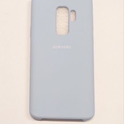 Capa de telemóvel Samsung azul claro em silicone