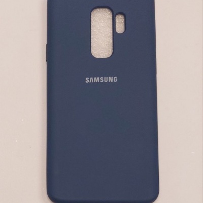 Capa de telemóvel azul escuro Samsung com cortes para câmara