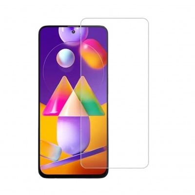 Smartphone com ecrã colorido e película protetora transparente