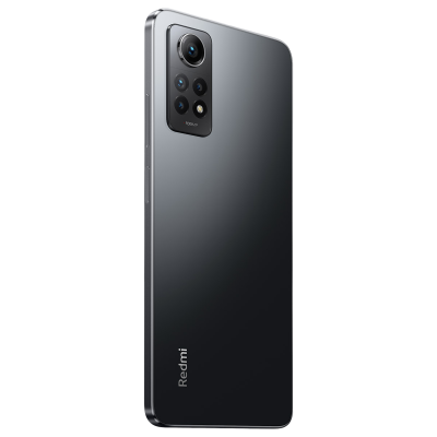 Smartphone Redmi cinza escuro com câmeras traseiras