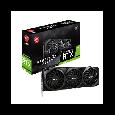 Placa gráfica MSI GeForce RTX 3080 VENTUS 3X PLUS com três ventoinhas