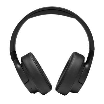 Auscultadores over-ear sem fios preto com almofadas acolchoadas