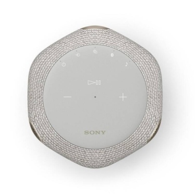 Coluna portátil Sony cinzento claro com painel tátil